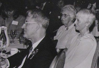 Photo taken at farewell banquet, June 1990. UA Public Affairs photo.