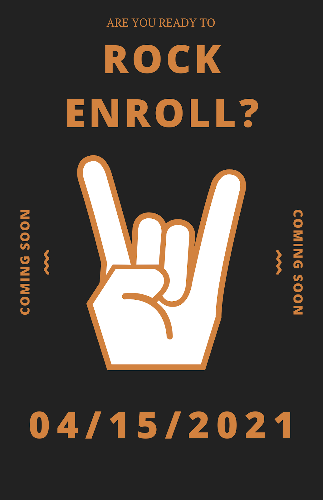 Open enrollment poster