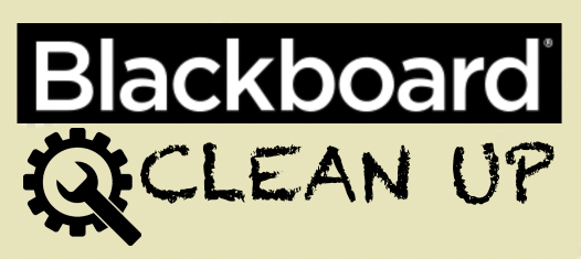 Blackboard Cleanup graphic
