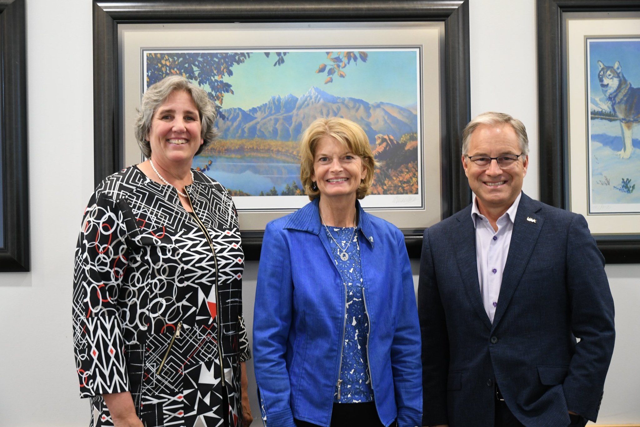 Murkowski with Pitney and Parnell