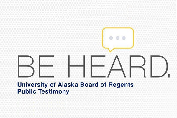 UA BoR public testimony