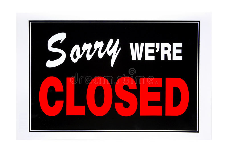 closed sign image