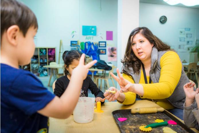 teachers and student