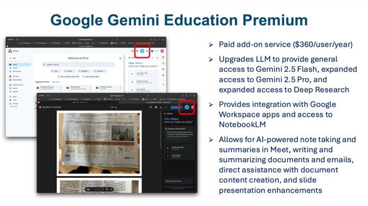 Gemini Education prem