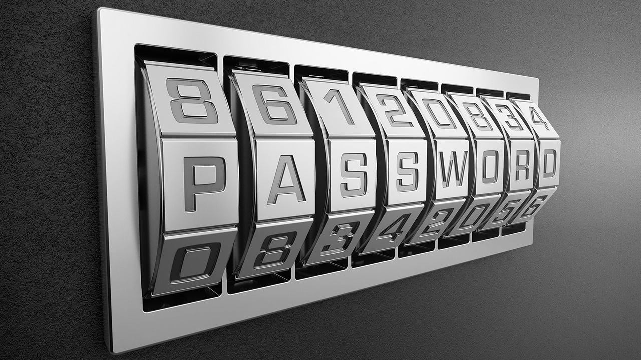 Password spelled out on security lock