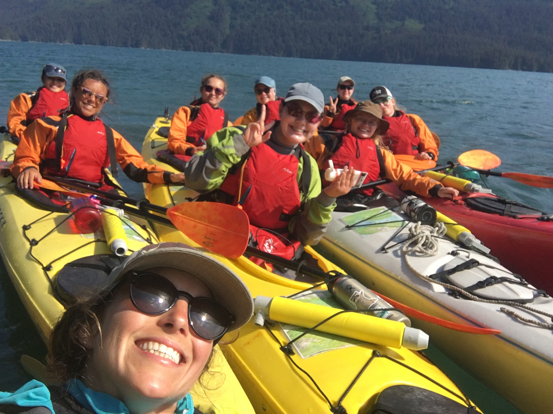 kayak selfie