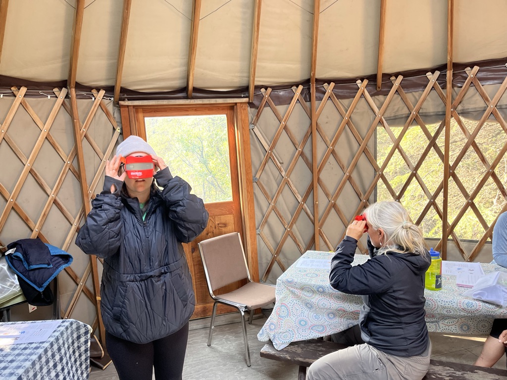 Alaska EPSCoR Outreach Coordinator Courtney Breest joined Alaska Project Learning Tree in Denali National Park for a training for K-12 teachers on incorporating wildfire science into their curriculum.