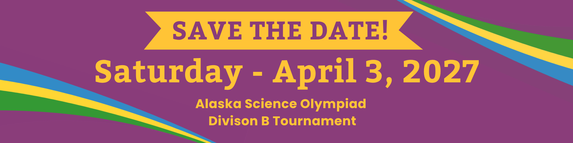 2027 Save the Date header