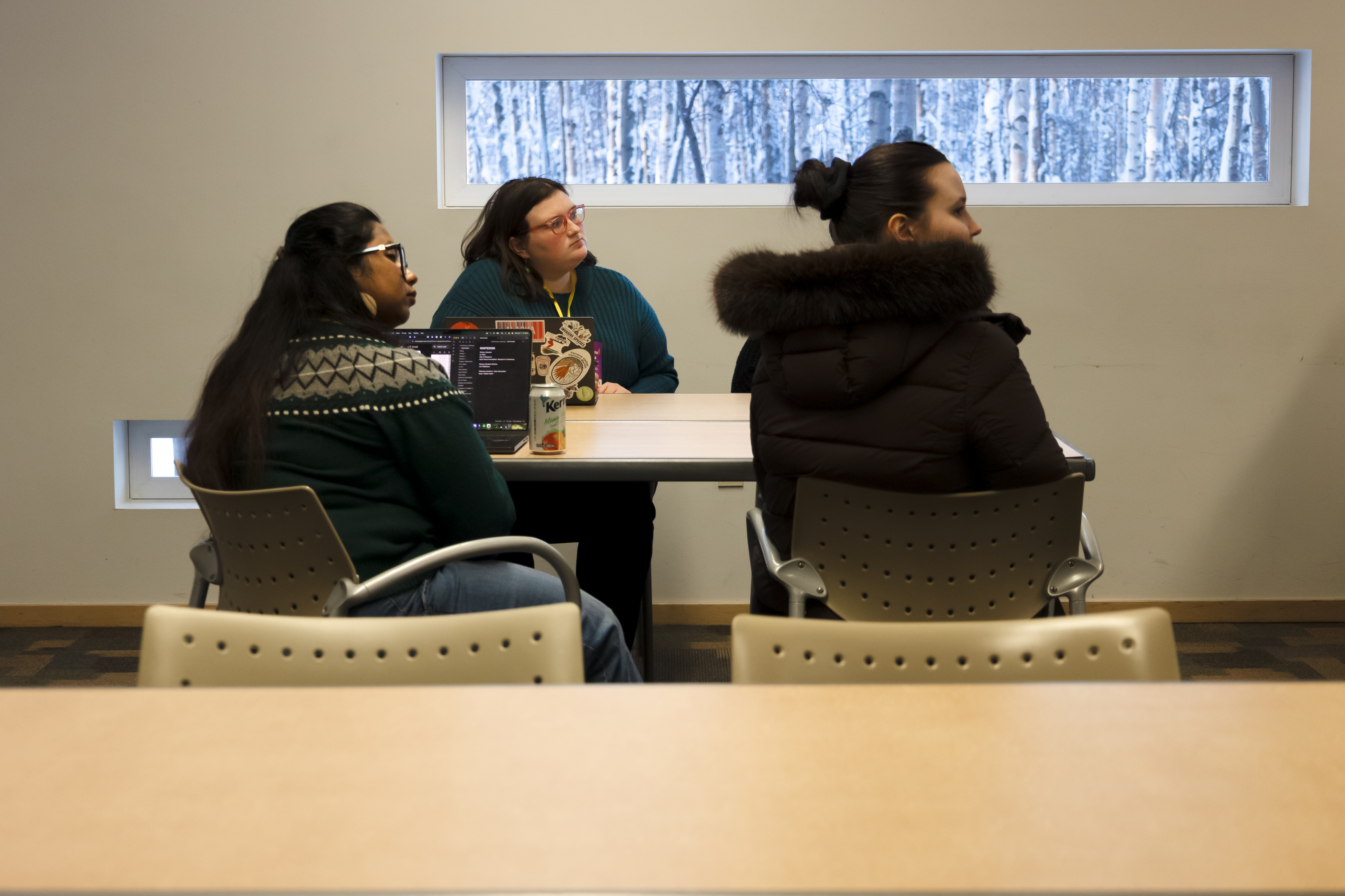 IGNITE attendees in line for lunch.