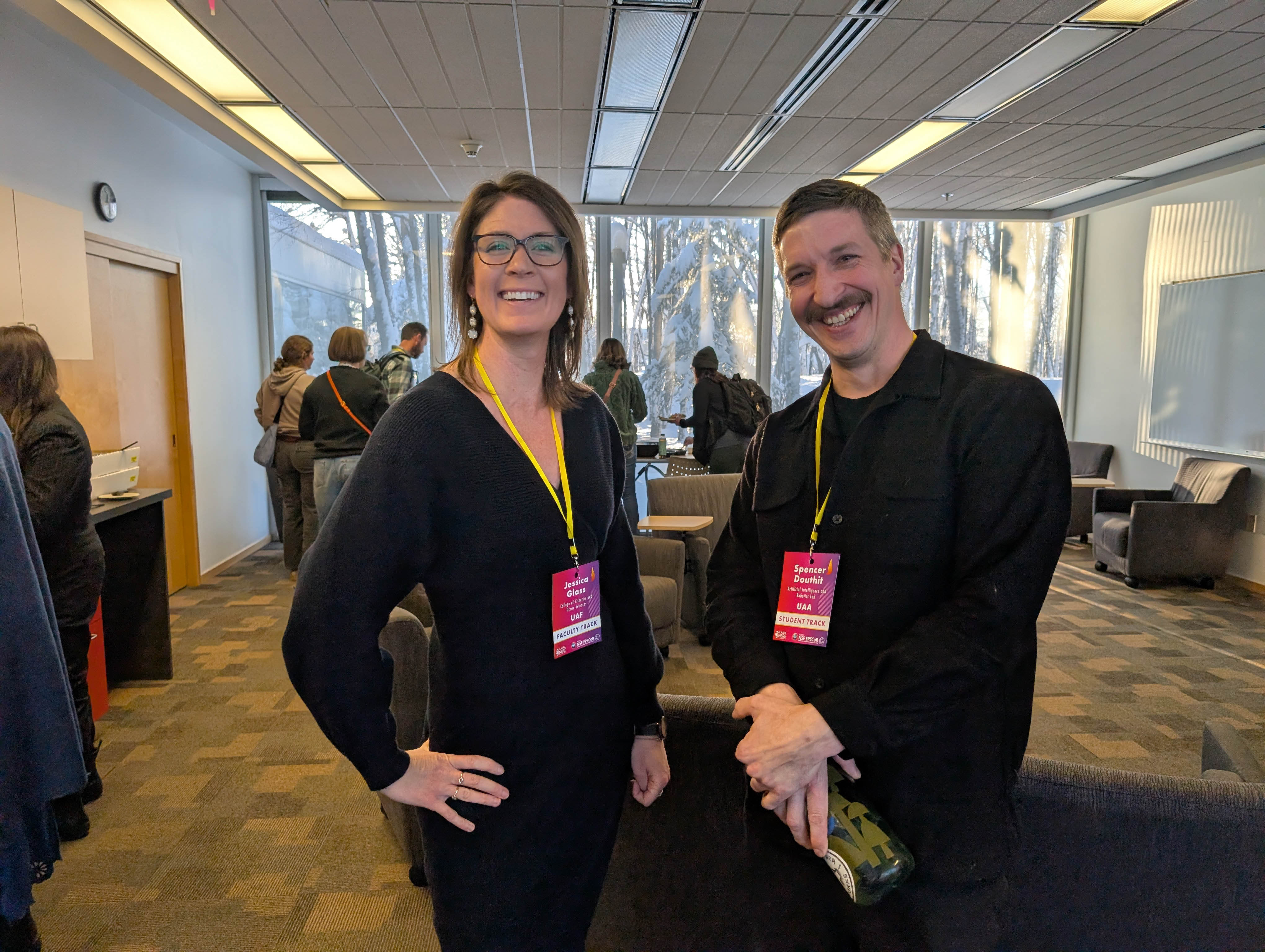 IGNITE attendees in line for lunch.