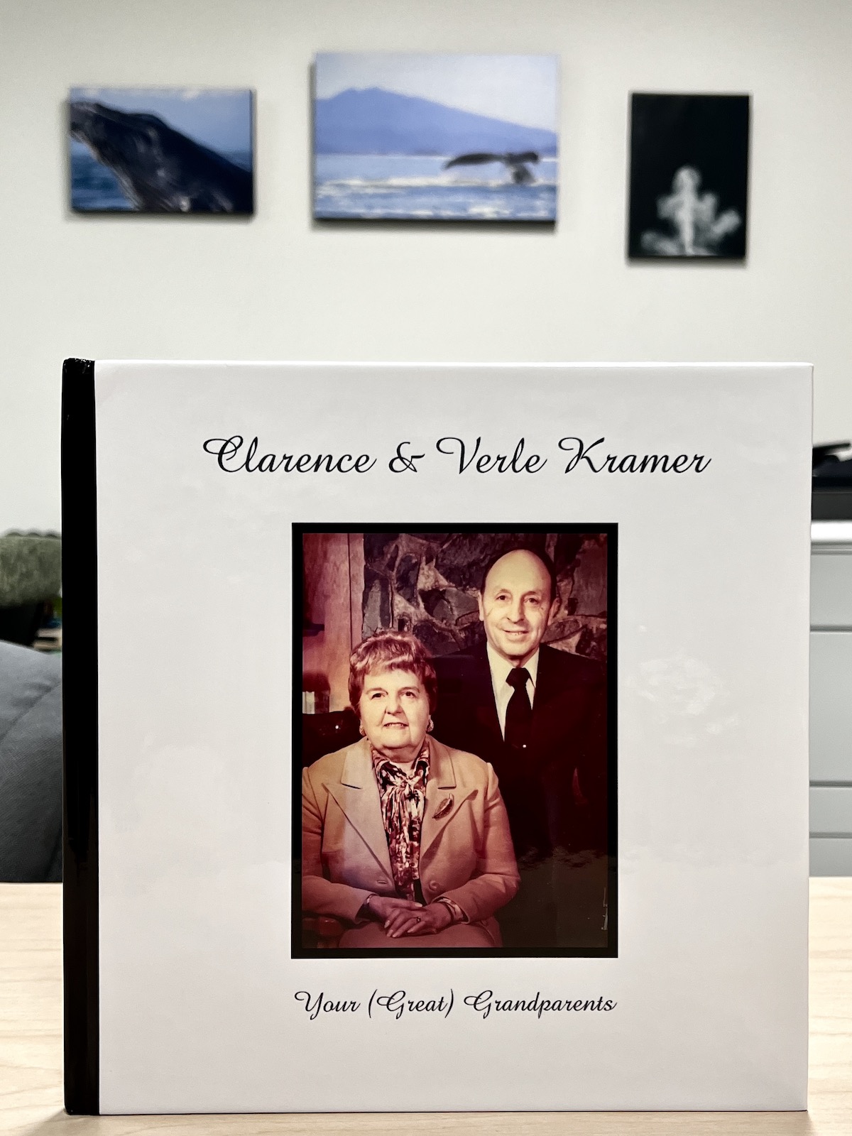 Cover of a photo book about Clarence and Verle Kramer