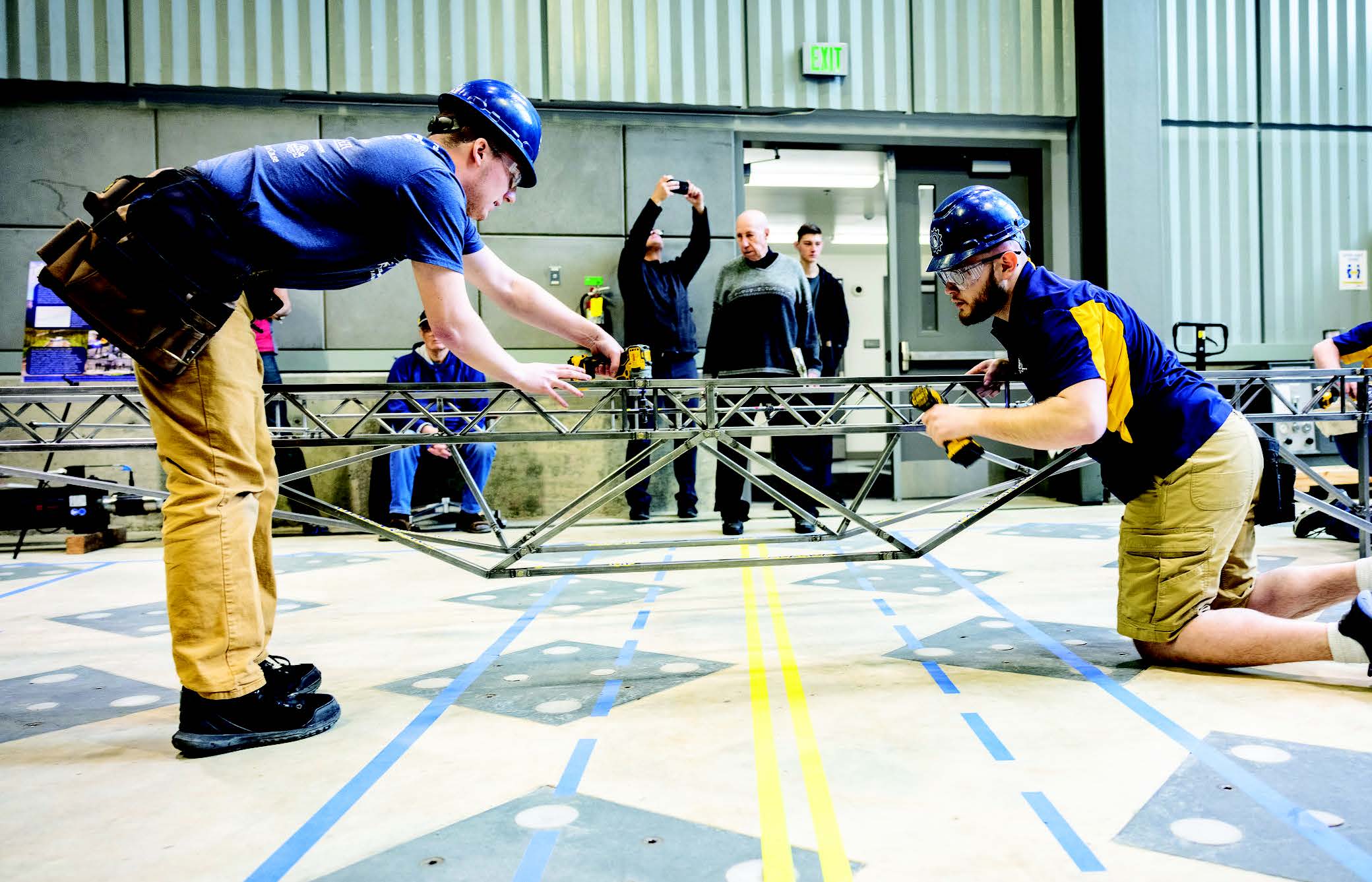 Engineering students work on a project at UAF