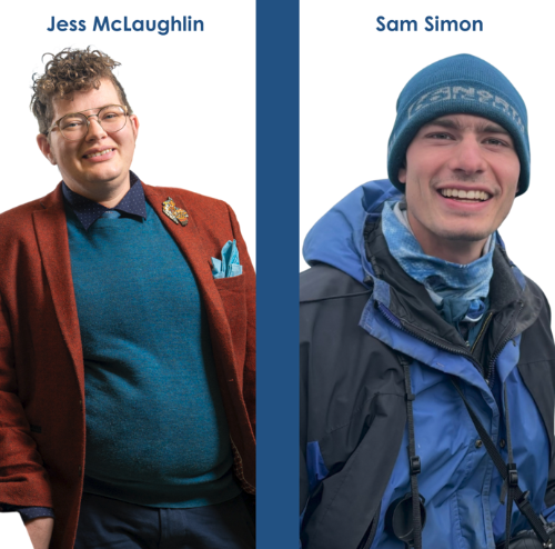 Jess McLaughlin and Sam Simon - 2025 Recipients