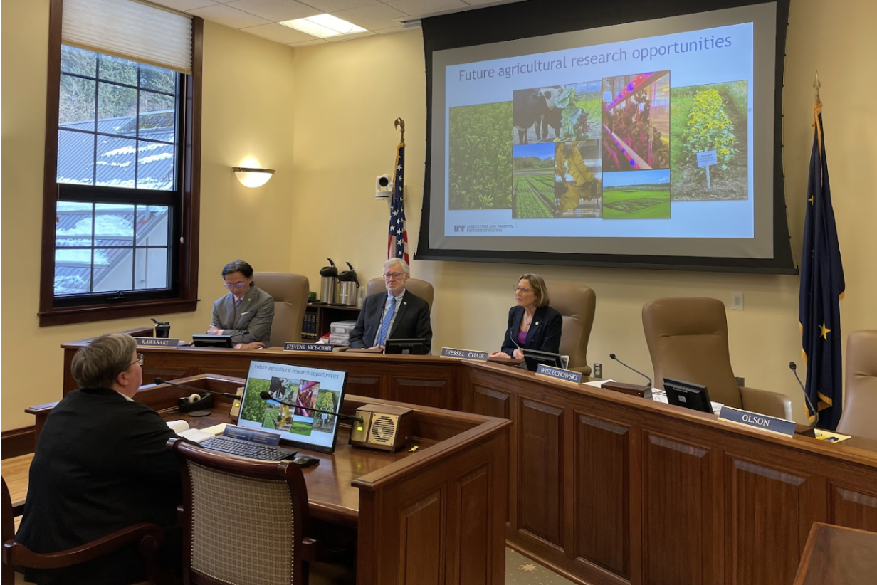 Director Jodie Anderson testifies before the Senate Arctic Affairs Committee