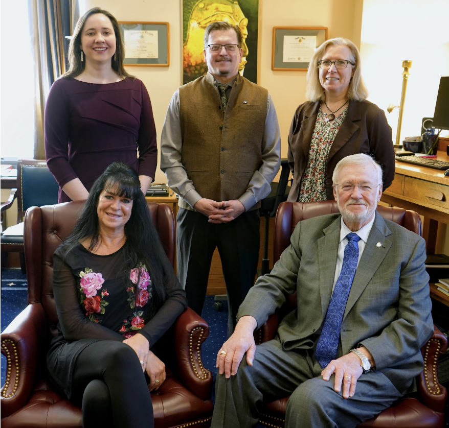 Sen. Stevens staff group photo