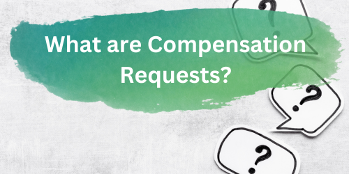 what are compensation requests with post it notes with question marks