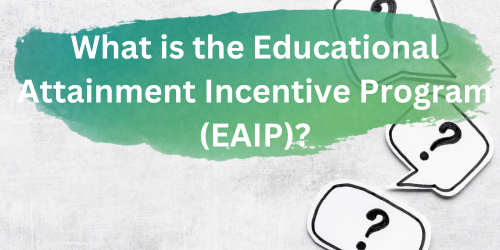 what is the educational attainment incentive program with postit notes with question marks on them