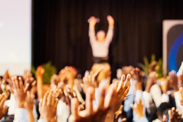 People Raising Hands photo