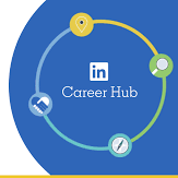 Linkedin Learning career Hub graphic