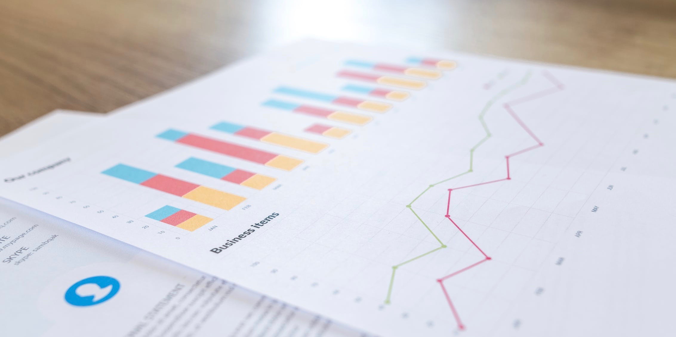 data displayed in bar graphs