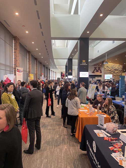 job fair crowd at mn