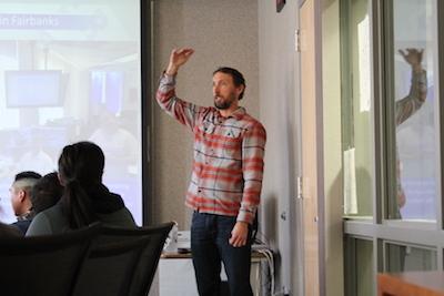 Ed presents on weather