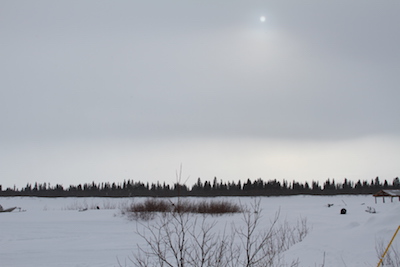 Sun in White mountain