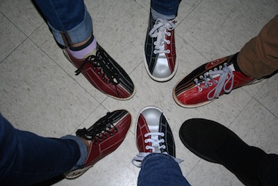 Officers bowling