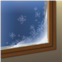 frost on window