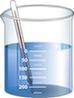 thermometer in beaker
