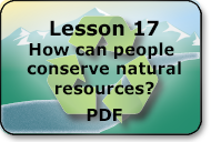 how can people conserve natural resources