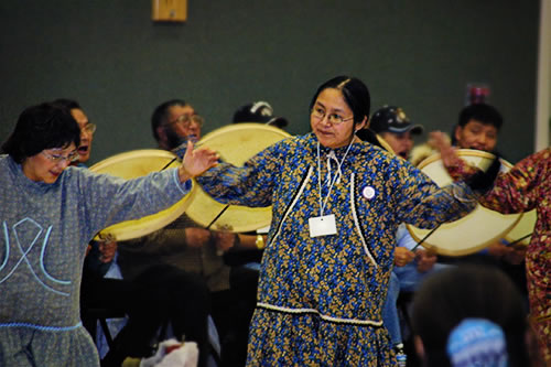 yup'ik dancers