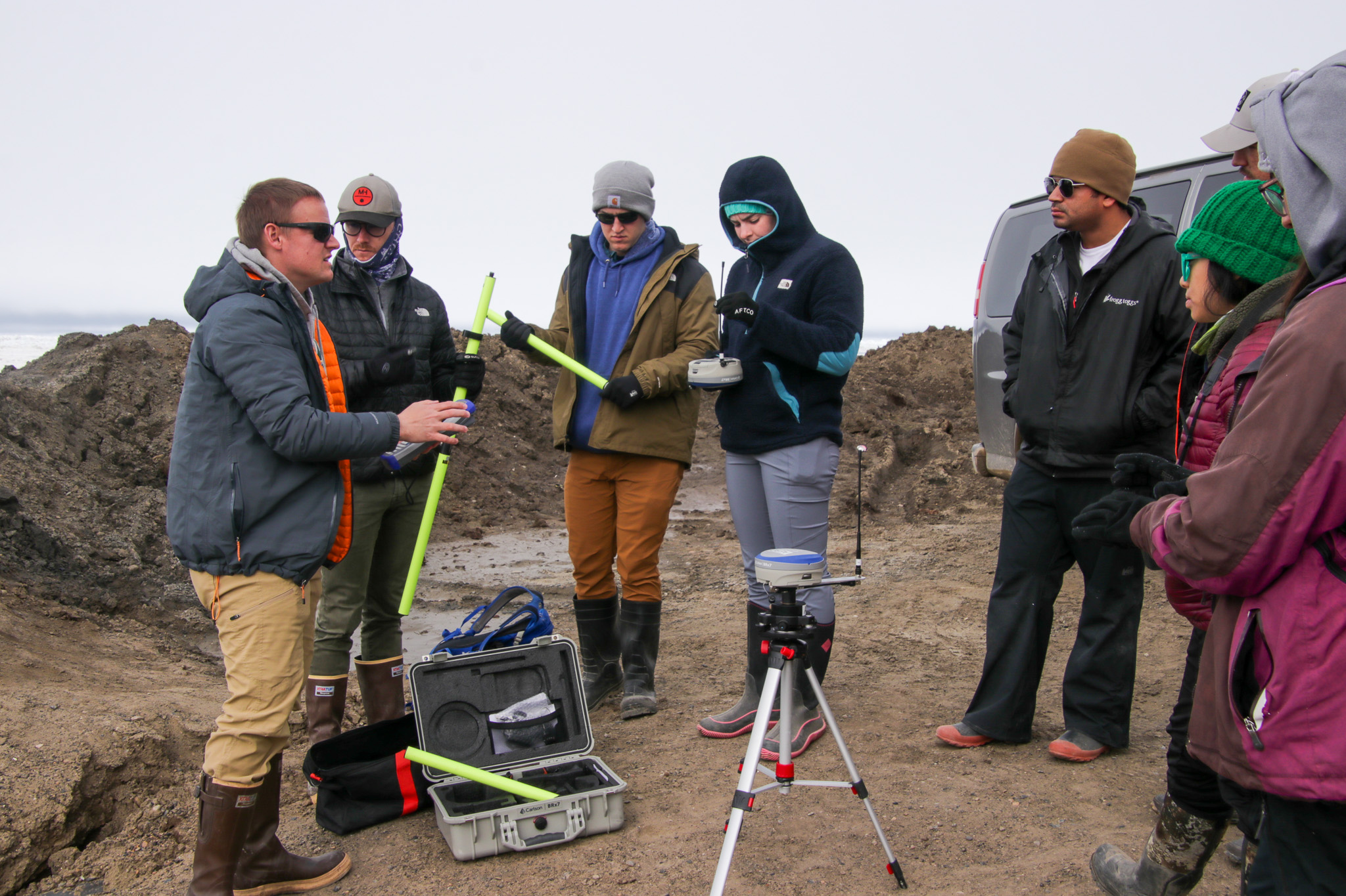 UAA students in the 2023 Arctic Summer Internship Program in Utqiaġvik support and gain hands-on learning experience from researchers studying the Arctic.