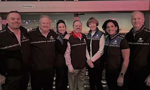 Photo From left to right: Foundation Director Jason Gootee, Foundation President Tod Burnett, Foundation Director Ella Goss, Foundation staff member Matt Paskin, Foundation Board Chair Meg Nordale, Foundation Board Vice Chair Jen Schrage, and Foundation Director Brian Holst.