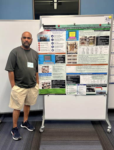 Dr. Raghu Srinivasan at the 2026 Gordon Research Conference on Aqueous Corrosion, New London, New Hampshire