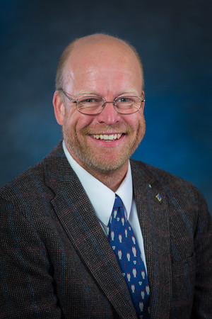 portrait of new dean Karsten Hueffer