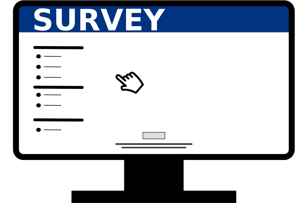 graphic of a computer screen displaying 