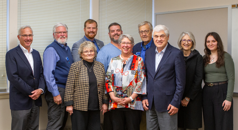 Board of Regents pose during the August 2023 meeting