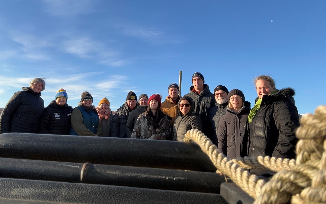 UArctic Board members visiting a reindeer ranch in Nome, Alaska