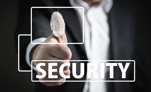 graphic of fingerprint password application