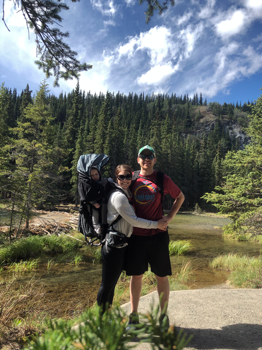 McGee and his wife Michaela and their baby girl Charlie. 