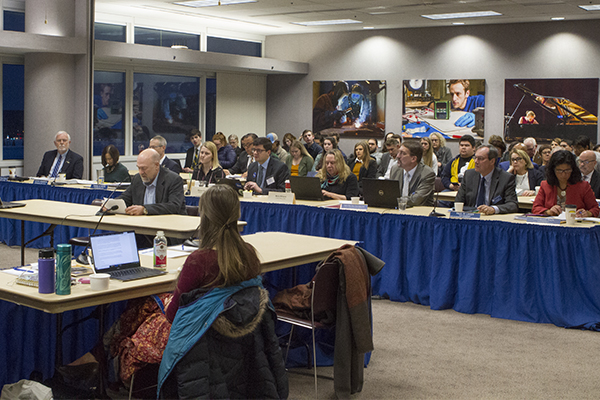 Adam Wool at Nov 8 Board of Regents meeting