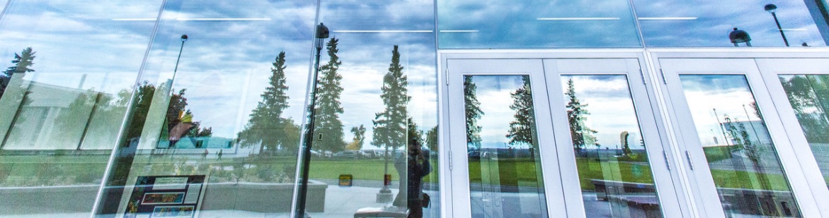 Image of Murie Building reflection