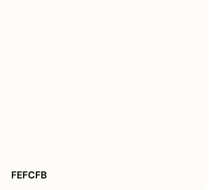 FEFCFB off white
