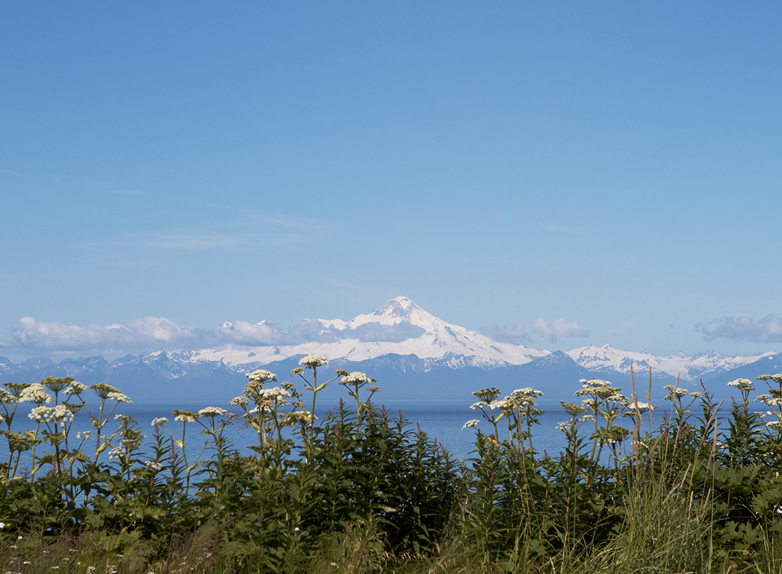 Scenic image of volcano on Kenai Peninsula