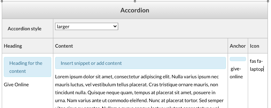 accordion
