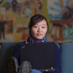 UA student with laptop-thumb