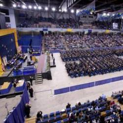 Commencement celebration crowd-thumb