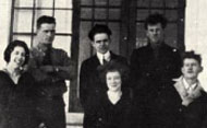 The first six registered students for the Alaska Agricultural College and School fo Mines. Photo: UA Archives