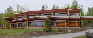 May 2003 view of the president's residence off Yankovich Road. Photo by Public Affairs, Isabel Martinez